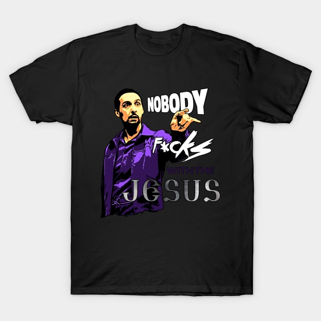 Nobody messes with jesus. T-Shirt by TEEVEETEES